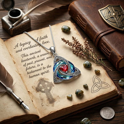 Celtic Knot Birthstone Amulet