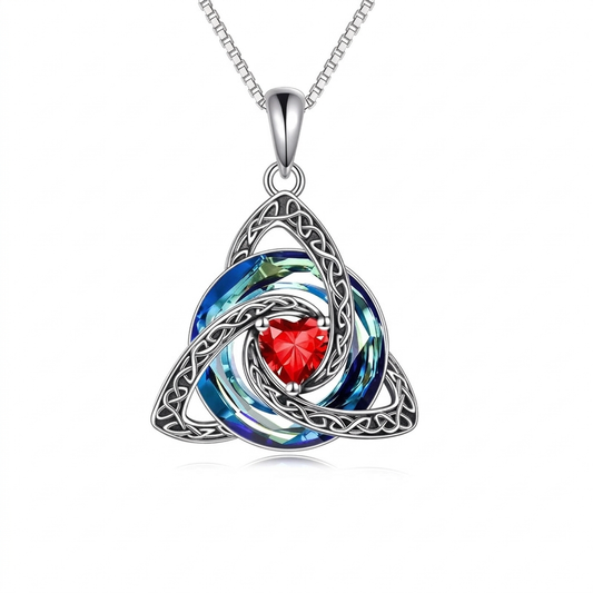 Celtic Knot Birthstone Amulet