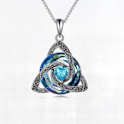 Celtic Knot Birthstone Amulet