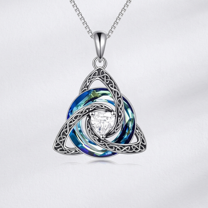 Celtic Knot Birthstone Amulet