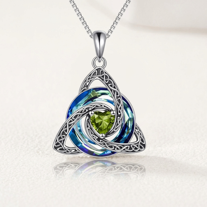 Celtic Knot Birthstone Amulet